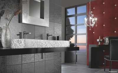 Отделка Ванной комнаты искусственным камнем: Умывальник, столешница, полки. Особенности использования материала