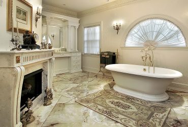 Отделка Ванной комнаты искусственным камнем: Умывальник, столешница, полки. Особенности использования материала