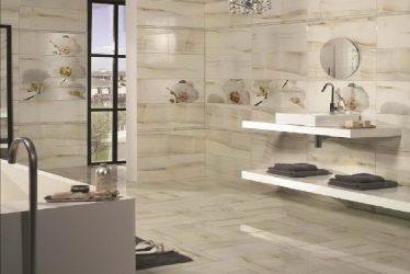 Отделка Ванной комнаты искусственным камнем: Умывальник, столешница, полки. Особенности использования материала