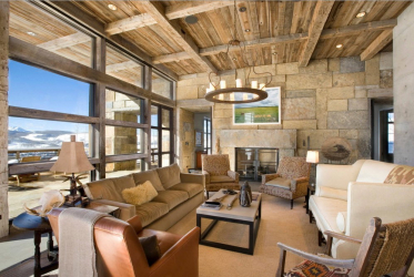 Деревянный потолок с декоративными балками: 165+ (Фото) дизайна и отделки