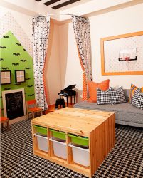 Дизайн детской комнаты с мягким диваном: Как и Куда лучше поставить?