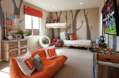 Дизайн детской комнаты с мягким диваном: Как и Куда лучше поставить?