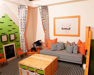 Дизайн детской комнаты с мягким диваном: Как и Куда лучше поставить?