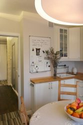 Дизайн малогабаритной кухни с холодильником в хрущевке на 5-6 кв.м. + 190 ФОТО реальных и практичных планировок