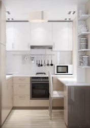 Дизайн малогабаритной кухни с холодильником в хрущевке на 5-6 кв.м. + 190 ФОТО реальных и практичных планировок