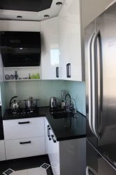 Дизайн малогабаритной кухни с холодильником в хрущевке на 5-6 кв.м. + 190 ФОТО реальных и практичных планировок