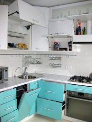 Дизайн малогабаритной кухни с холодильником в хрущевке на 5-6 кв.м. + 190 ФОТО реальных и практичных планировок