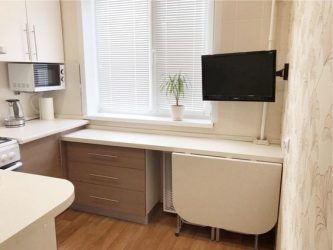 Дизайн малогабаритной кухни с холодильником в хрущевке на 5-6 кв.м. + 190 ФОТО реальных и практичных планировок