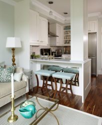 Дизайн малогабаритной кухни с холодильником в хрущевке на 5-6 кв.м. + 190 ФОТО реальных и практичных планировок