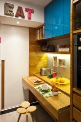 Дизайн малогабаритной кухни с холодильником в хрущевке на 5-6 кв.м. + 190 ФОТО реальных и практичных планировок