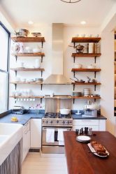 Дизайн малогабаритной кухни с холодильником в хрущевке на 5-6 кв.м. + 190 ФОТО реальных и практичных планировок