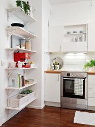 Дизайн малогабаритной кухни с холодильником в хрущевке на 5-6 кв.м. + 190 ФОТО реальных и практичных планировок