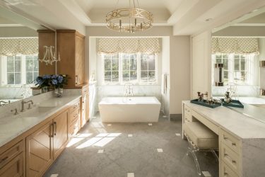 Дизайн ванной в деревянном доме (200+ Фото): Отделка своими руками (потолок, пол, стены)