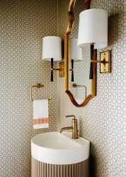 Дизайн ванной в деревянном доме (200+ Фото): Отделка своими руками (потолок, пол, стены)