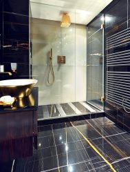 Дизайн ванной в деревянном доме (200+ Фото): Отделка своими руками (потолок, пол, стены)