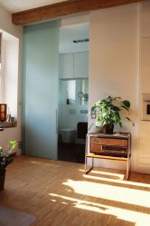 Двери в туалет и ванную — Какие Лучше? 170 Вариантов для Вашего выбора (стеклянные, пластиковые, раздвижные)