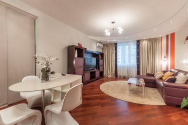 Двухуровневые потолки в зале:  Материалы, интересные сочетания, идеи по дизайну (135+ Фото)