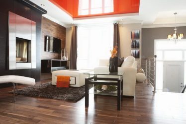 Двухуровневые потолки в зале:  Материалы, интересные сочетания, идеи по дизайну (135+ Фото)