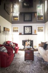 Двухуровневые потолки в зале:  Материалы, интересные сочетания, идеи по дизайну (135+ Фото)