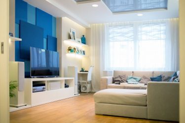 Двухуровневые потолки в зале:  Материалы, интересные сочетания, идеи по дизайну (135+ Фото)