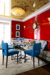 Двухуровневые потолки в зале:  Материалы, интересные сочетания, идеи по дизайну (135+ Фото)