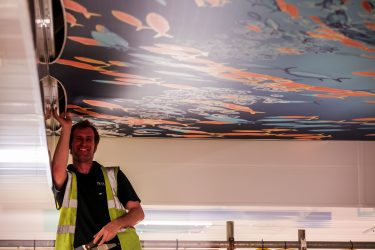 Двухуровневые потолки в зале:  Материалы, интересные сочетания, идеи по дизайну (135+ Фото)