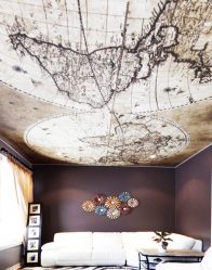 Двухуровневые потолки в зале:  Материалы, интересные сочетания, идеи по дизайну (135+ Фото)