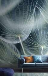 Фотообои на стене в Гостиной, Спальни, Кухни и Детской: 205+ Фото Привлекательных интерьеров