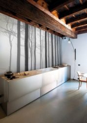 Фотообои на стене в Гостиной, Спальни, Кухни и Детской: 205+ Фото Привлекательных интерьеров