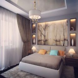Фотообои на стене в Гостиной, Спальни, Кухни и Детской: 205+ Фото Привлекательных интерьеров