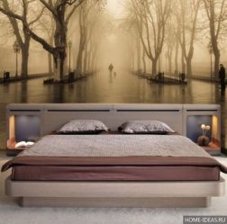 Фотообои на стене в Гостиной, Спальни, Кухни и Детской: 205+ Фото Привлекательных интерьеров