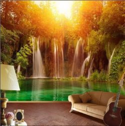 Фотообои на стене в Гостиной, Спальни, Кухни и Детской: 205+ Фото Привлекательных интерьеров