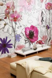 Фотообои на стене в Гостиной, Спальни, Кухни и Детской: 205+ Фото Привлекательных интерьеров