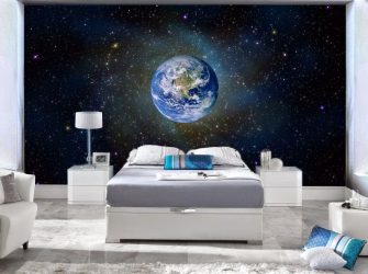 Фотообои на стене в Гостиной, Спальни, Кухни и Детской: 205+ Фото Привлекательных интерьеров