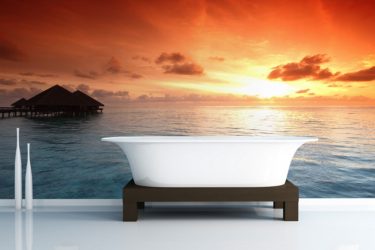 Фотообои на стене в Гостиной, Спальни, Кухни и Детской: 205+ Фото Привлекательных интерьеров