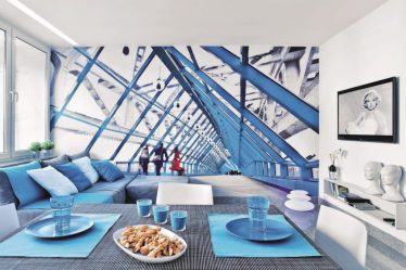 Фотообои на стене в Гостиной, Спальни, Кухни и Детской: 205+ Фото Привлекательных интерьеров