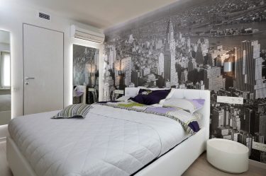 Фотообои в интерьере спальни: 205+ (Фото) Красивых идей для создания уюта