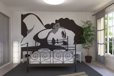 Фотообои в интерьере спальни: 205+ (Фото) Красивых идей для создания уюта