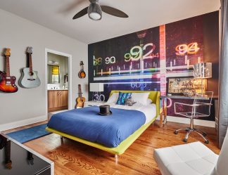 Фотообои в интерьере спальни: 205+ (Фото) Красивых идей для создания уюта