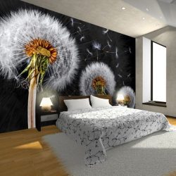 Фотообои в интерьере спальни: 205+ (Фото) Красивых идей для создания уюта