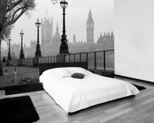 Фотообои в интерьере спальни: 205+ (Фото) Красивых идей для создания уюта