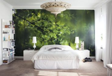 Фотообои в интерьере спальни: 205+ (Фото) Красивых идей для создания уюта