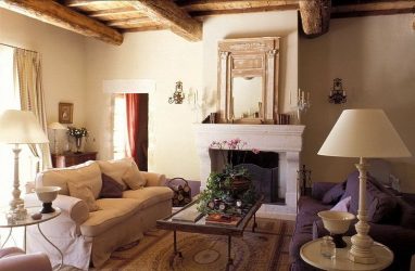 Интерьер гостиной в стиле Прованс – очарование Франции в вашем доме (170+ Фото)