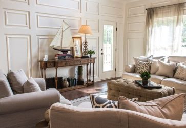 Интерьер гостиной в стиле Прованс – очарование Франции в вашем доме (170+ Фото)