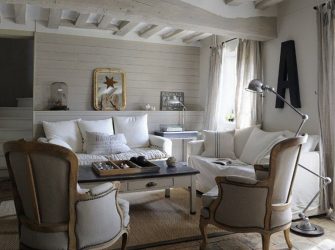 Интерьер гостиной в стиле Прованс – очарование Франции в вашем доме (170+ Фото)