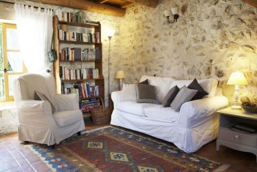 Интерьер гостиной в стиле Прованс – очарование Франции в вашем доме (170+ Фото)