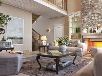 Интерьер гостиной в стиле Прованс – очарование Франции в вашем доме (170+ Фото)