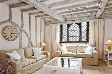 Интерьер гостиной в стиле Прованс – очарование Франции в вашем доме (170+ Фото)