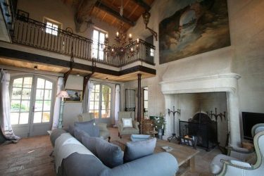 Интерьер гостиной в стиле Прованс – очарование Франции в вашем доме (170+ Фото)