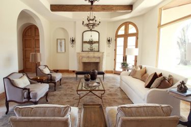 Интерьер гостиной в стиле Прованс – очарование Франции в вашем доме (170+ Фото)